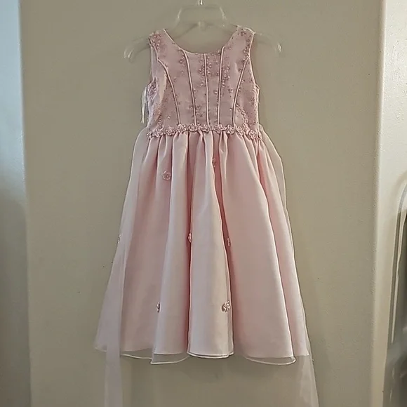 open lace back dress Once Upon a Princess Sleeping Cutie Dress Size 5-6